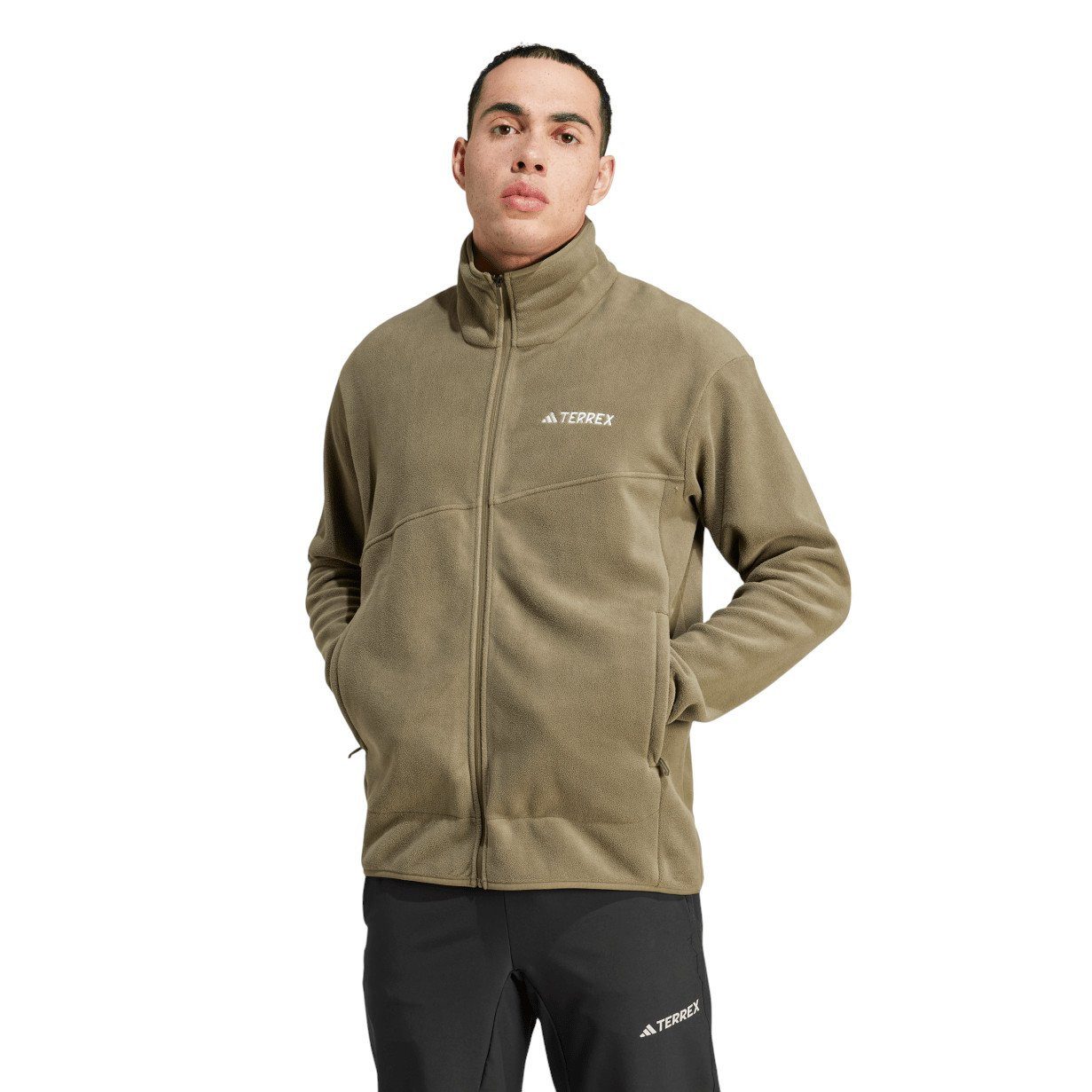 adidas Performance Fleecejacke Terrex Multi Full Zip olivegrün Herren günstig online kaufen