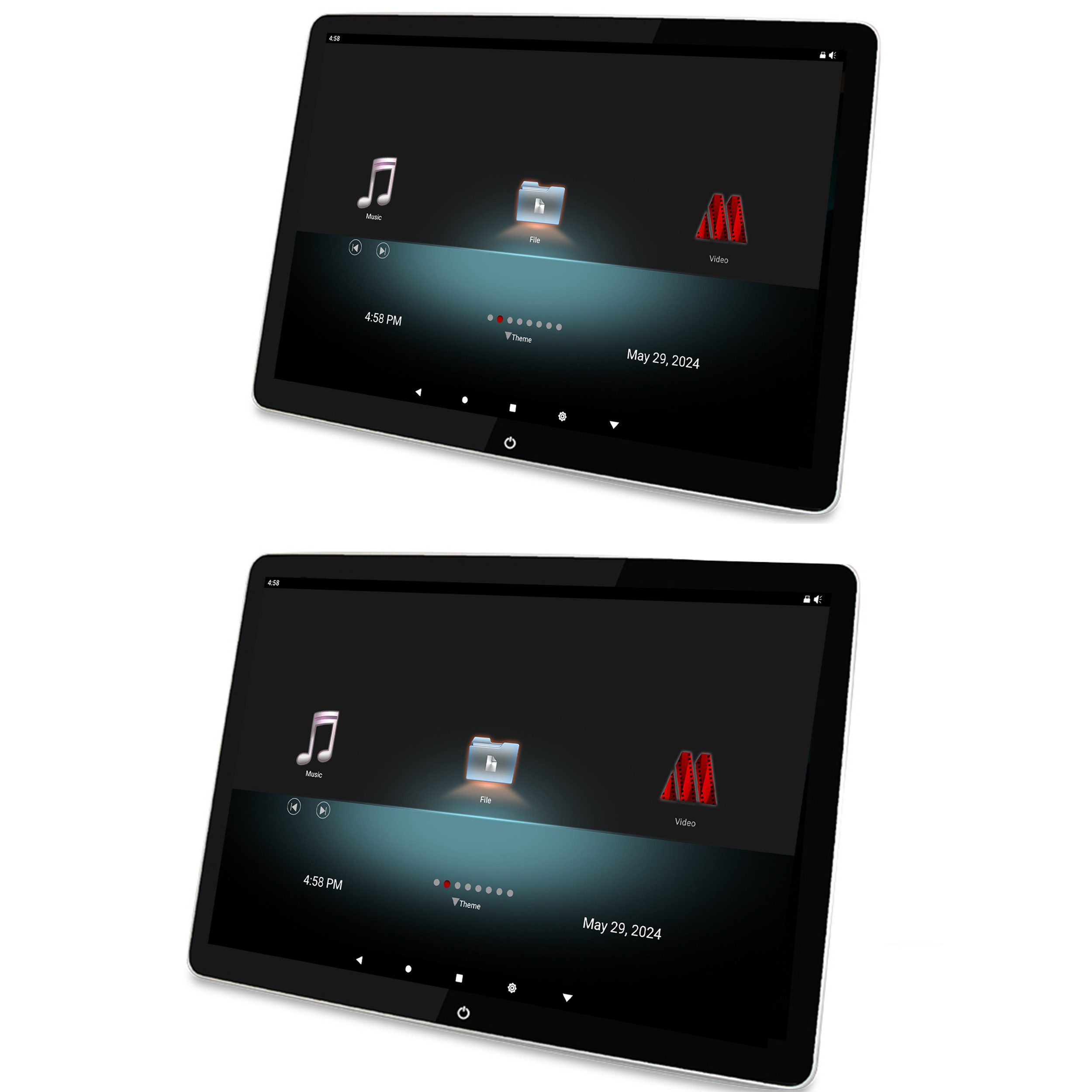 TAFFIO Für Mercedes 1 Set 12" Touchscreen Android Monitor 8GB+128GB WiFi+SIM Einbau-Navigationsgerät