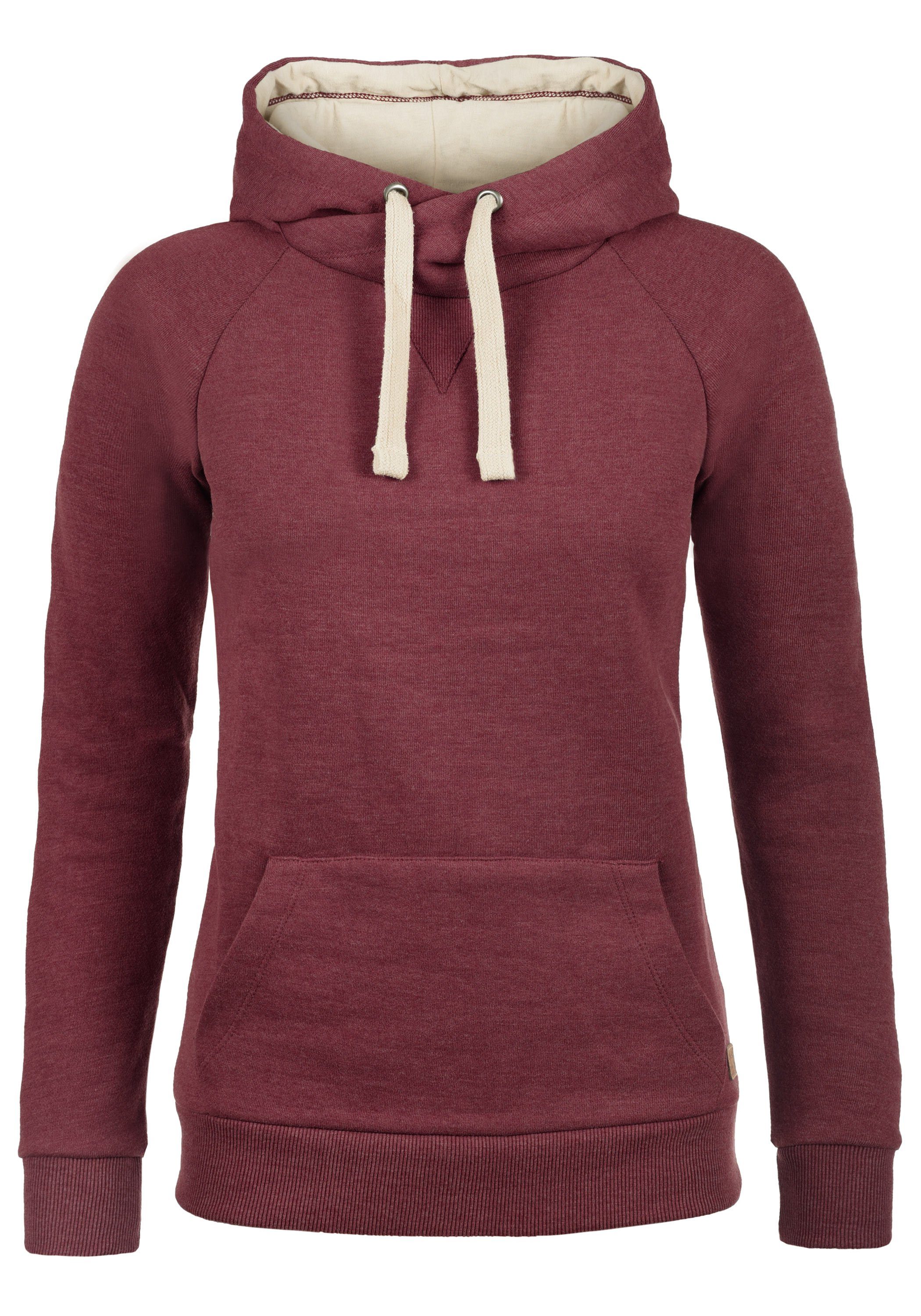 Blend she Hoodie Julia Kapuzenpullover mit Cross-Over Kragen Zinfandel (73006)