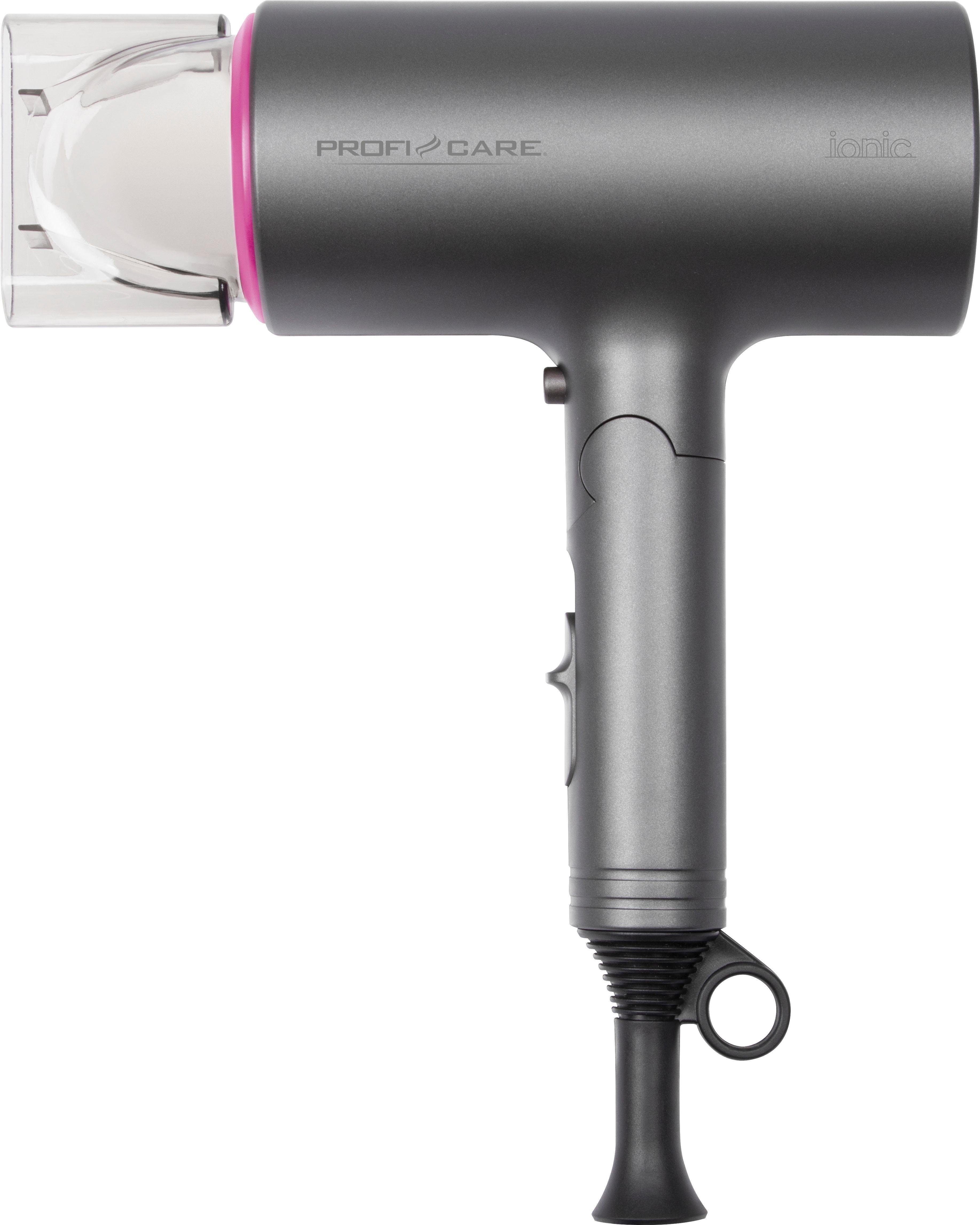 ProfiCare Haartrockner PC-HAT 3073, 1600 W, Platzsparende Aufbewahrung durch Klappgriff pink