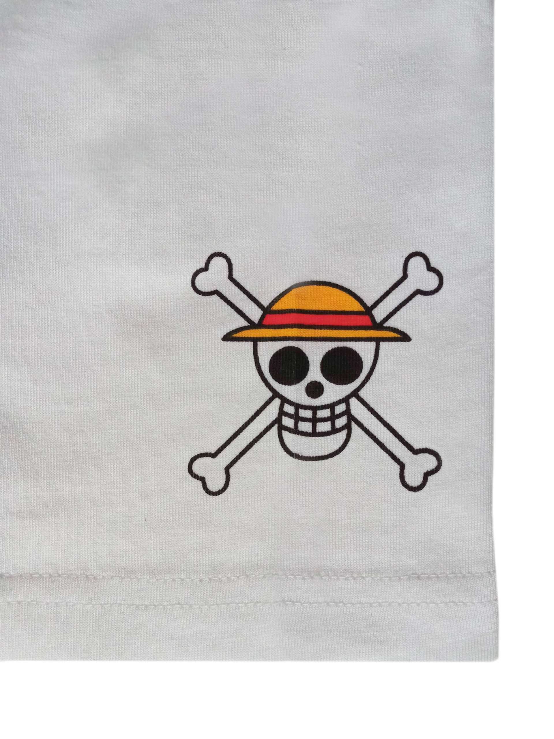 United Labels® T-Shirt One Piece T-Shirt Monkey D. Ruffy Oberteil Shirt kurzärmlig – Bild 5 von 5