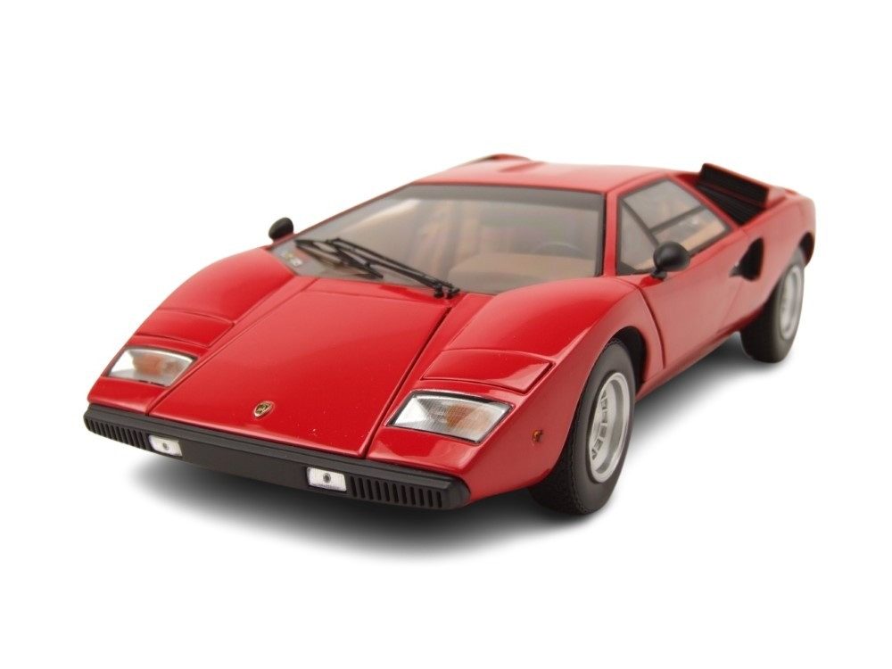 Kyosho Modellauto Lamborghini Countach LP 400 rot, Maßstab 1:18