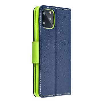 cofi1453 Smartphone-Hülle Buch Tasche "Fancy" für Realme 10 Handy Hülle Blau-Grün