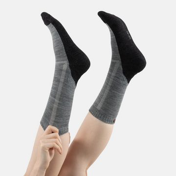 OCCULTO Wandersocken Damen Merino Wandersocken 3er Pack (Modell: Tamara) (3-Paar)