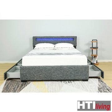 HTI-Living Bett Bett 140 x 200 cm Jara (1-tlg., 1x Bett Jara inkl. Lattenrost, ohne Matratze)