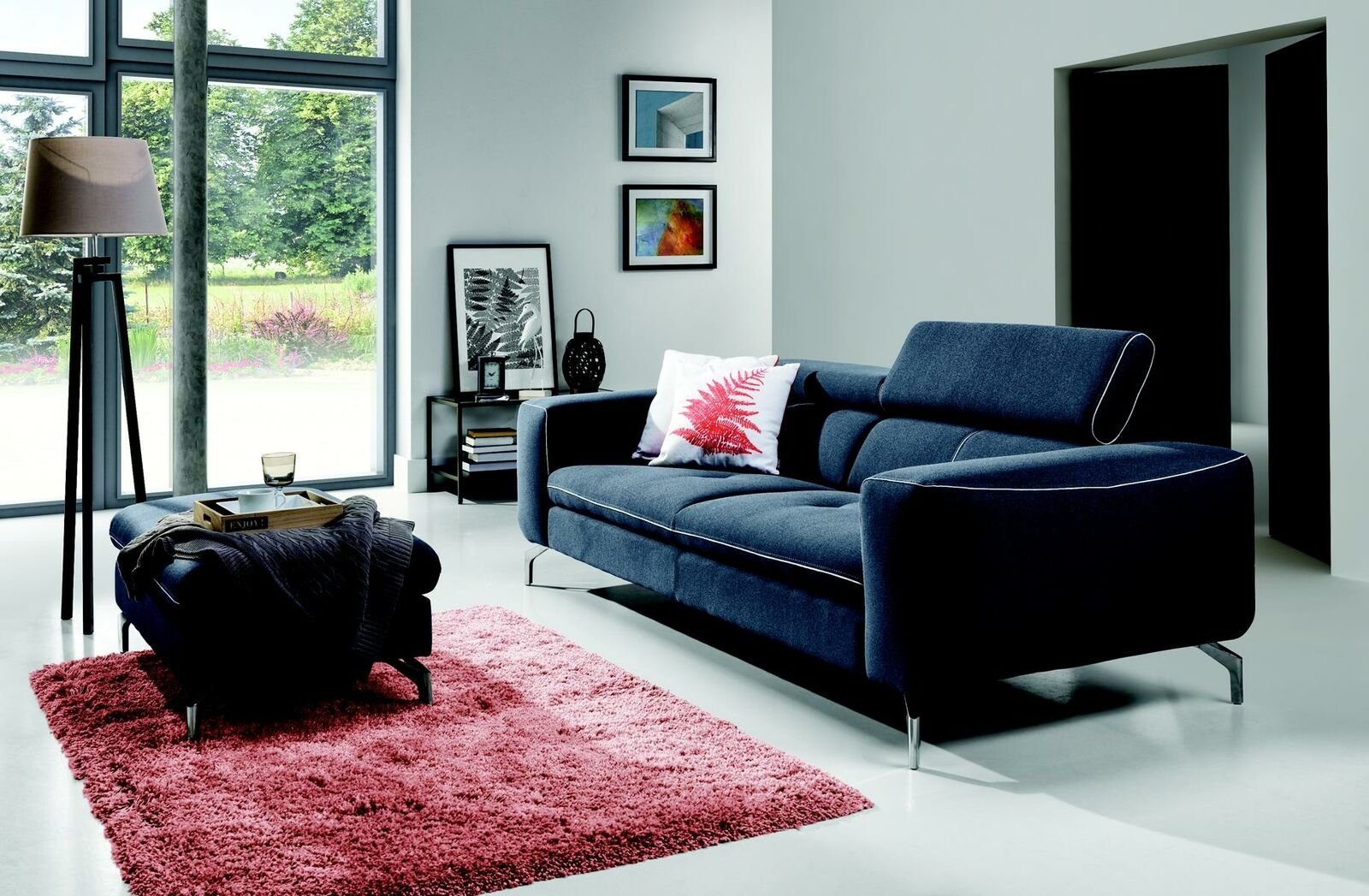 JVmoebel Sofa, Chesterfield 3 Sitzer Designer Sofa Couch Sofas Couchen Stoff