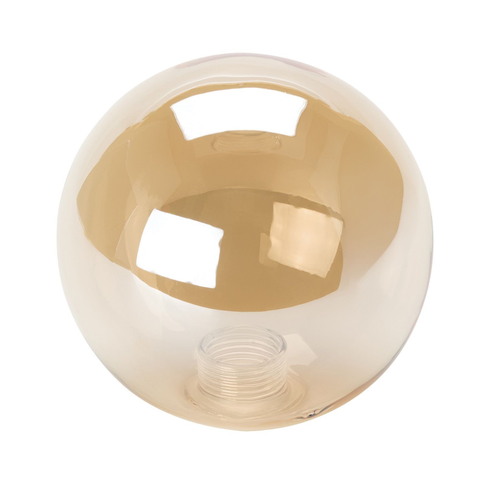 Orion Leuchten Lampenschirm Ersatzglas Gewinde Lampenschirm G9 Ø 100 mm Amber Gold