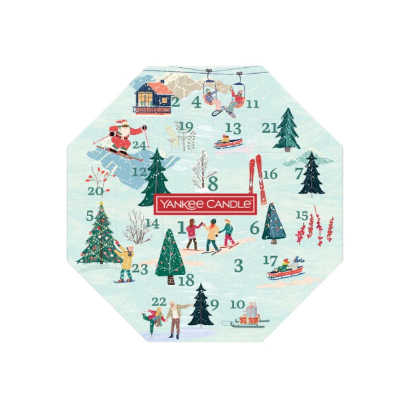 Yankee Candle Adventskalender Yankee Candle Advent Wreath Aw 25 (24-tlg)