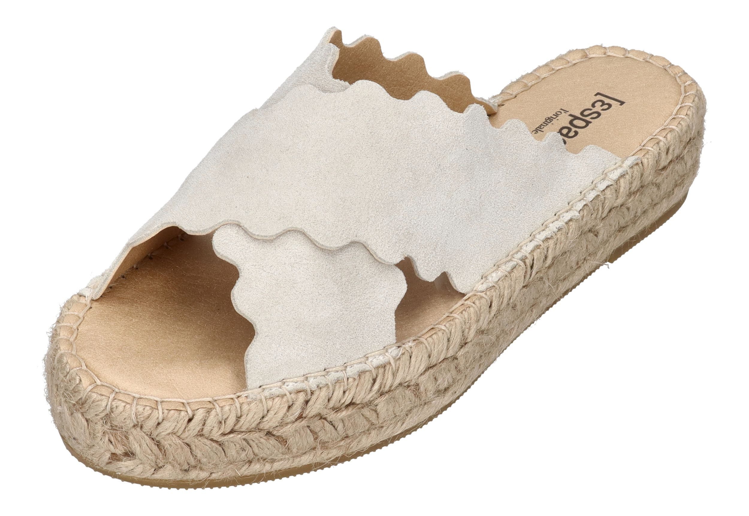 espadrij l´originale LYON CROISETTE VELOUR Pantolette Sand