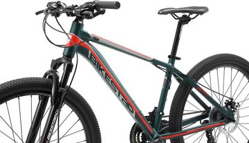 Bikestar Mountainbike, 21 Gang Shimano RD-TY300 Schaltwerk, Kettenschaltung, für Damen und Herren, Kettenschaltung