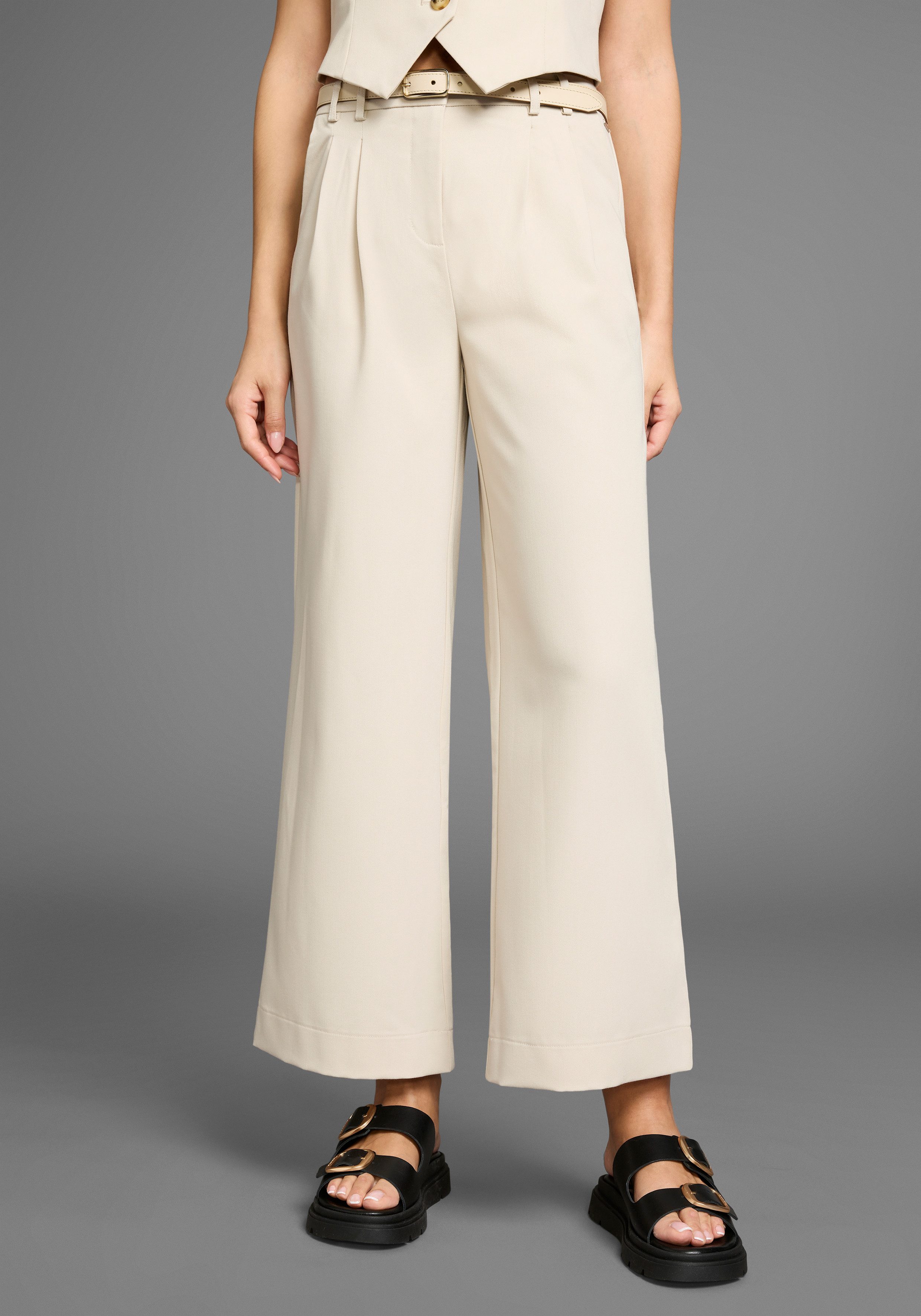 Bundfaltenhose
