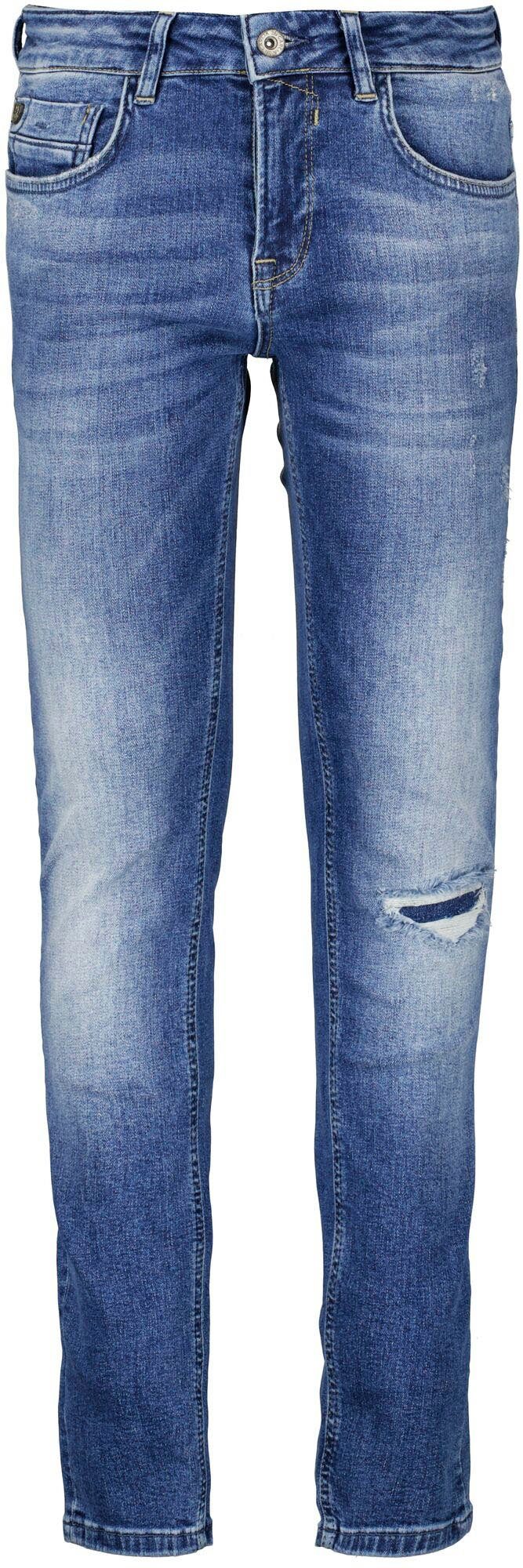 Garcia Stretch-Jeans mit LAZLO, destroyed Schmale Effekt Form