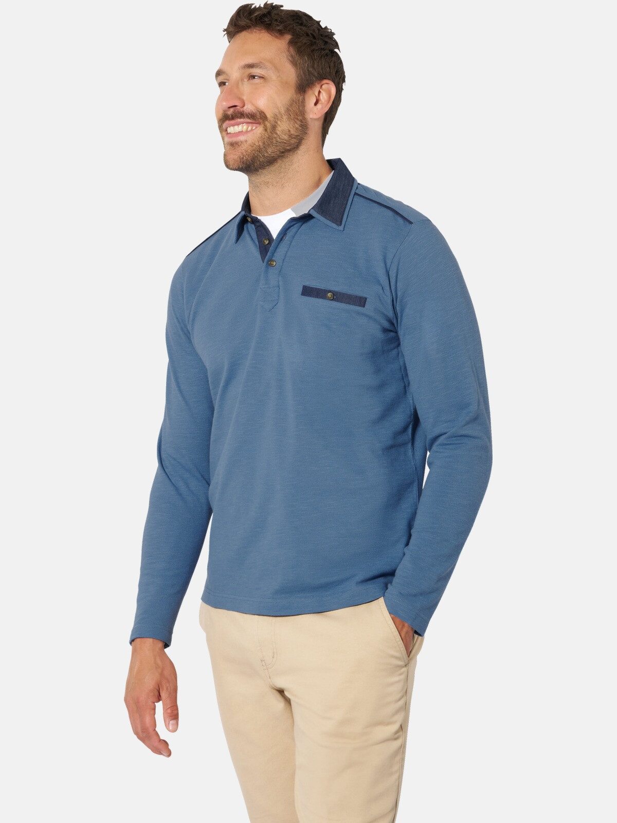 Babista Langarm-Poloshirt CARIMI für einen zeitlosen Look
