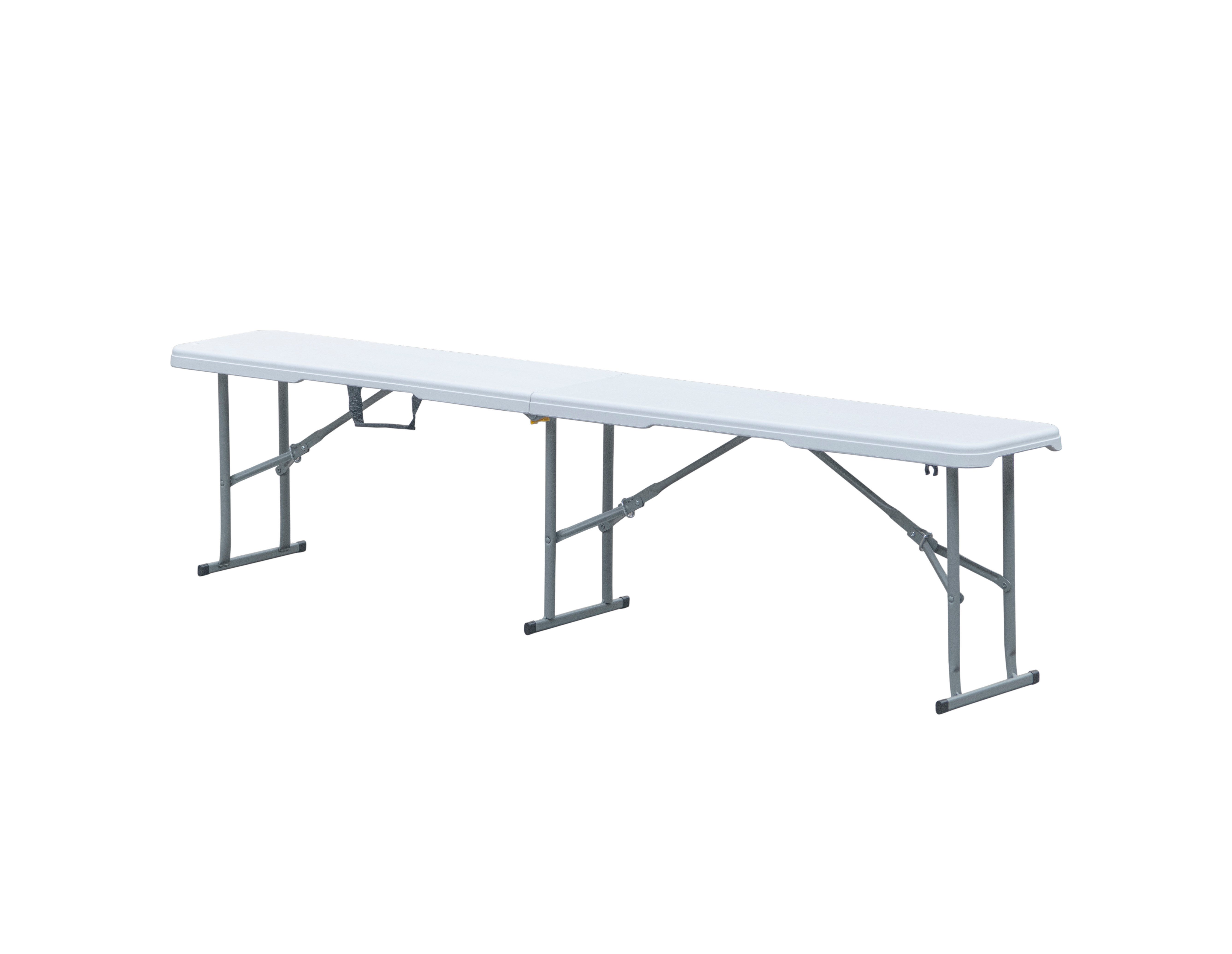 Greemotion Gartenbank [San Remo] Bierbank Kunststoff 182x27x43 cm, klappbar