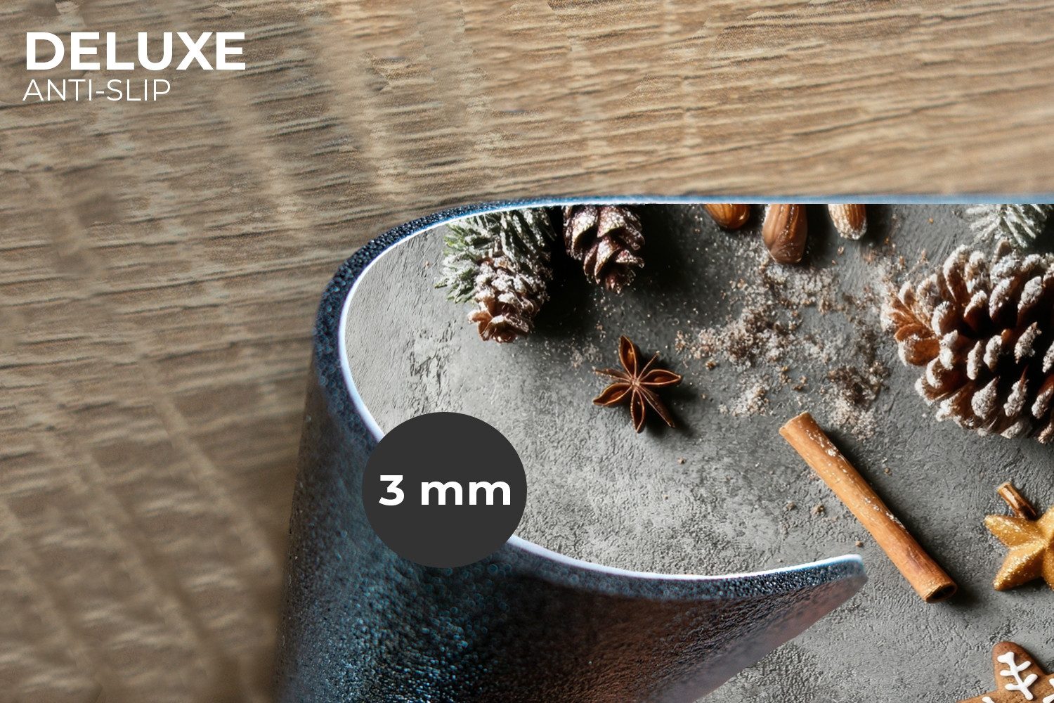 MuchoWow Platzset Weihnachten - Backen - Grau - Ländlich, (6-St), Platzsets günstig online kaufen