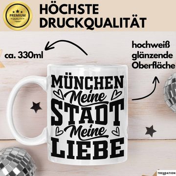 Trendation Tasse München Tasse Geschenk Heimat Münchener Geschenkidee Kaffee-Becher Bay