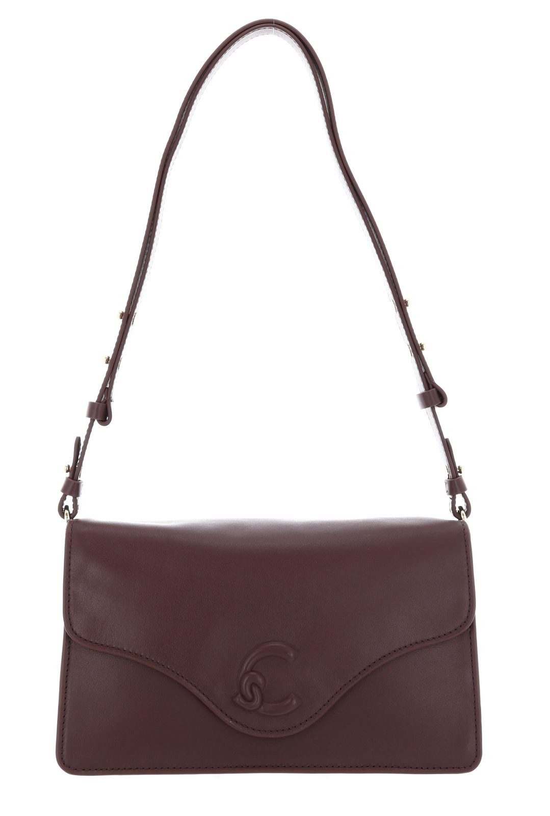 COCCINELLE Schultertasche Shoulder Bag, aus echtem Rindsleder