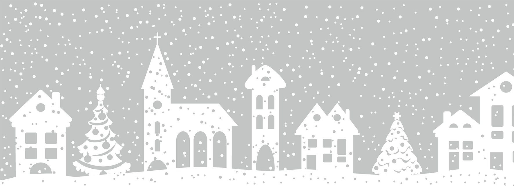 Heyda Fenstersticker Weihnachtsdorf, 2 m lang günstig online kaufen