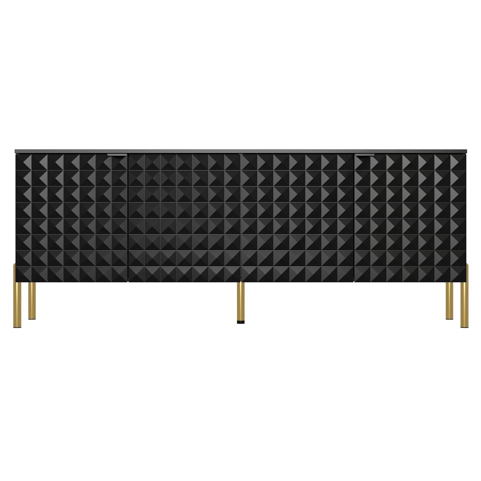 FUFU&GAGA Sideboard mit 4 Türen, POP-UP-Tür günstig online kaufen