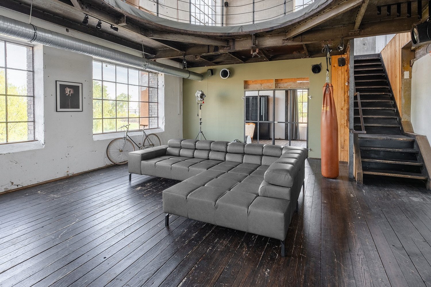 KAWOLA Ecksofa, L-Form rechts oder links Leder verschiedene Farben 321x216 cm