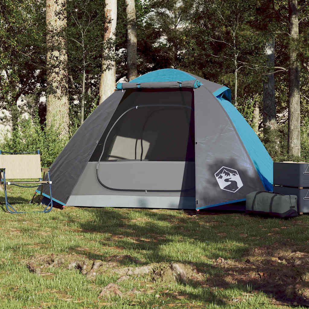 vidaXL Kuppelzelt Kuppel-Campingzelt 2 Personen Blau günstig online kaufen