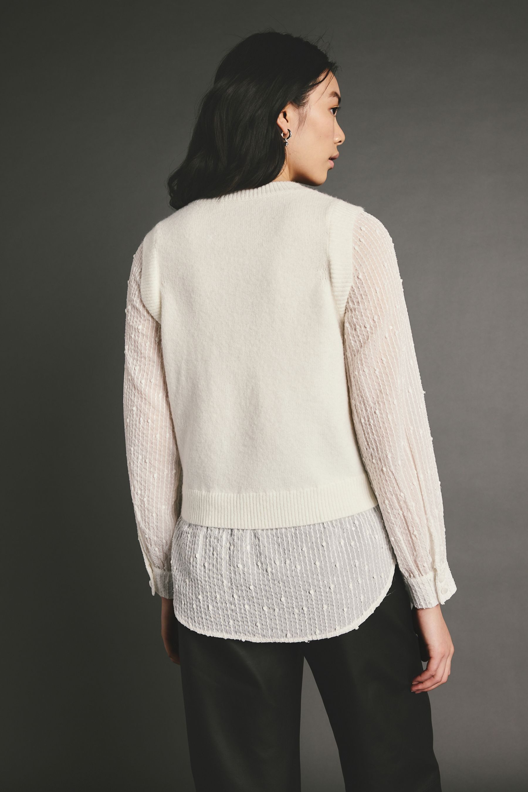 Next Strickpullover Strickpullover mit Hemdlage und günstig online kaufen