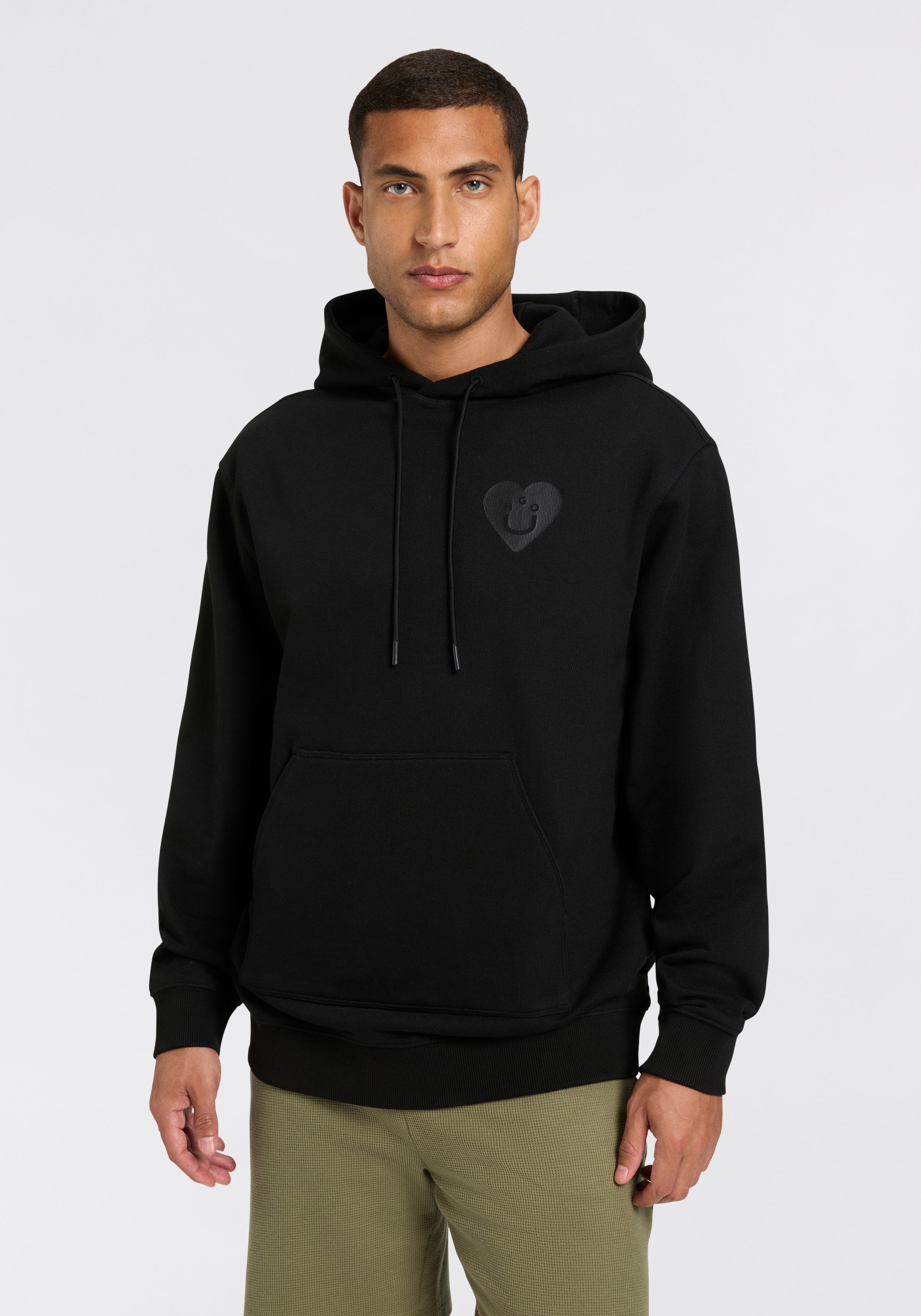 HUGO Blue Hoodie Dejandra unisex, oversized