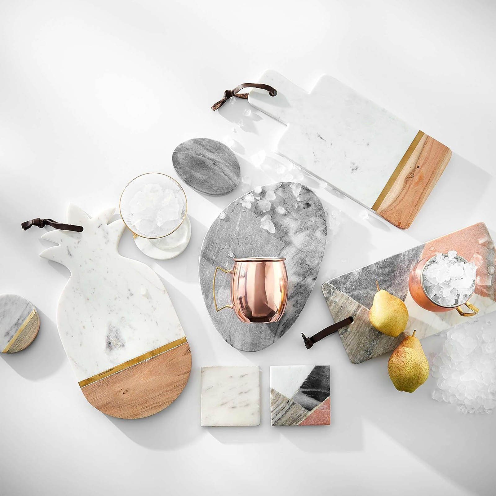 BUTLERS Cocktailglas Moscow Mule Becher Cocktailbecher Edelstahlbecher Cocktailtasse, 4-tlg., Edelstahl, in Rosegold 470 ml