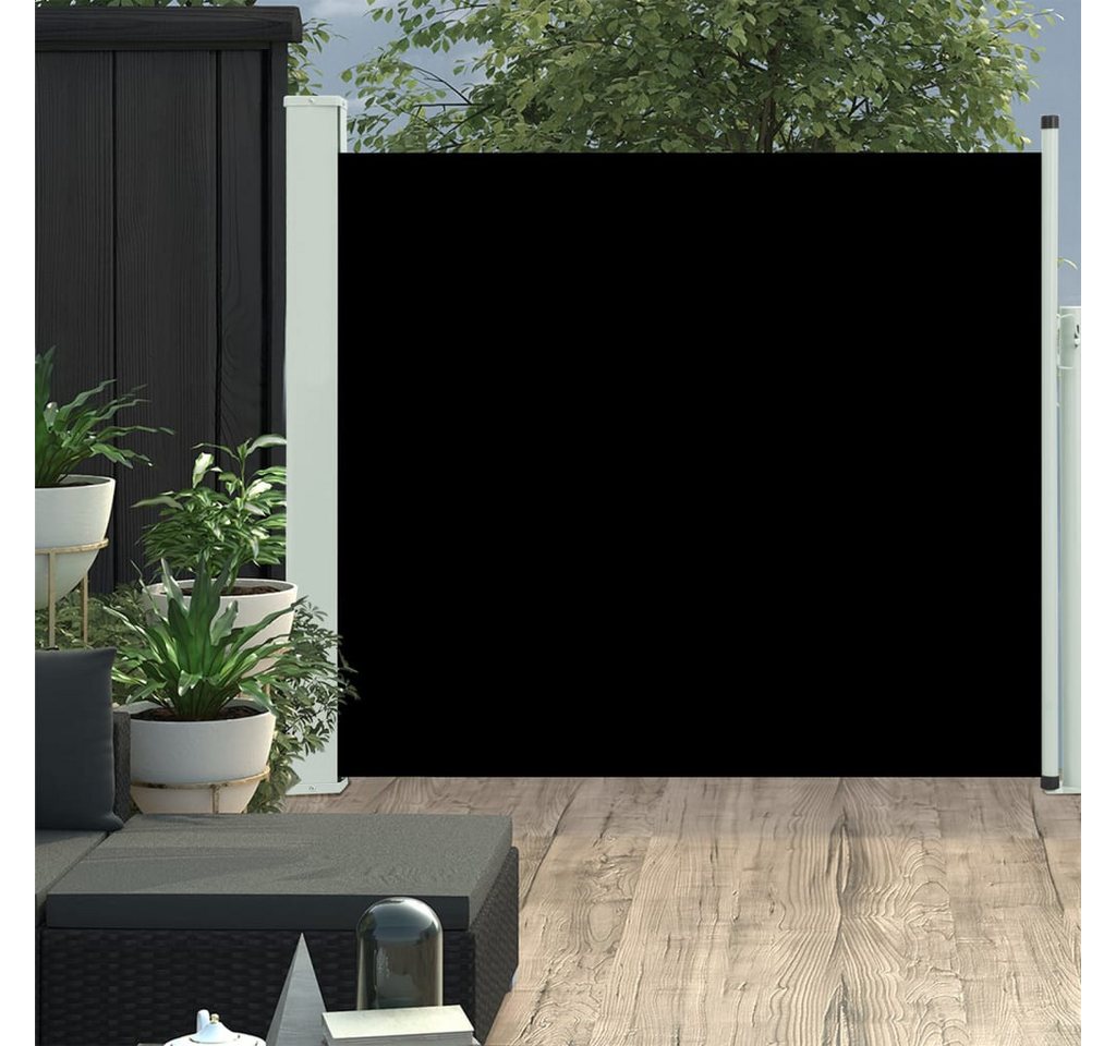 Thumbnail - furnicato Sonnenschirm Ausziehbare Seitenmarkise 100x300 cm Schwarz