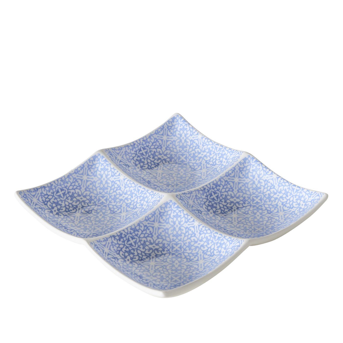 BOLTZE Gebäckschale Schale, Snackschale Capri 2er-Set Mediterran, (Capri), 17cmx17cm