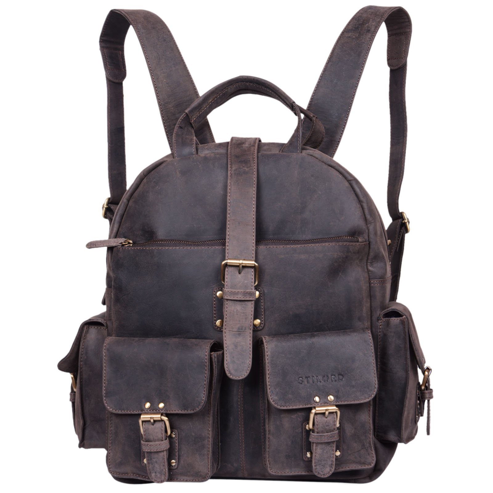 STILORD Notebook-Rucksack "Nevada" Rucksack 13,3 Zoll Laptop Vintage