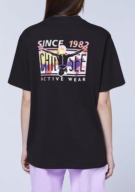Chiemsee Print-Shirt T-Shirt mit Label-Motiv hinten 1