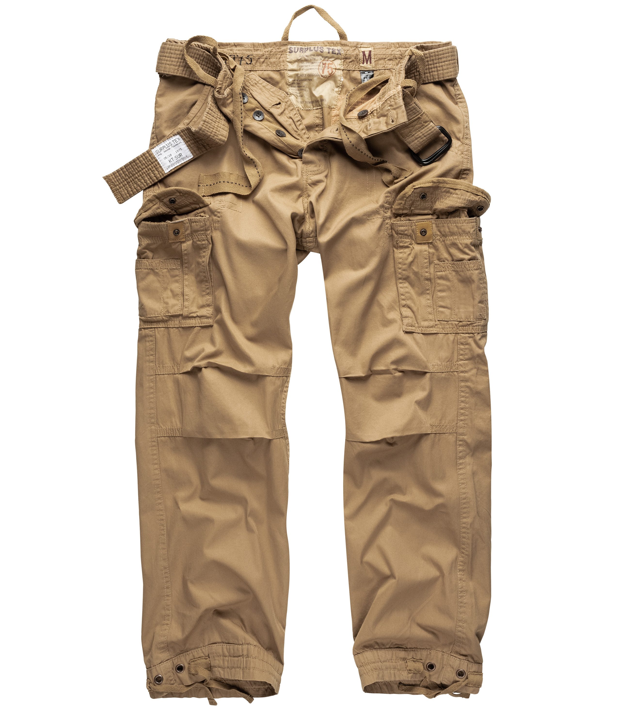 Surplus Raw Vintage Cargohose Premium Vintage Trousers Cargo Hose für Herren, beige