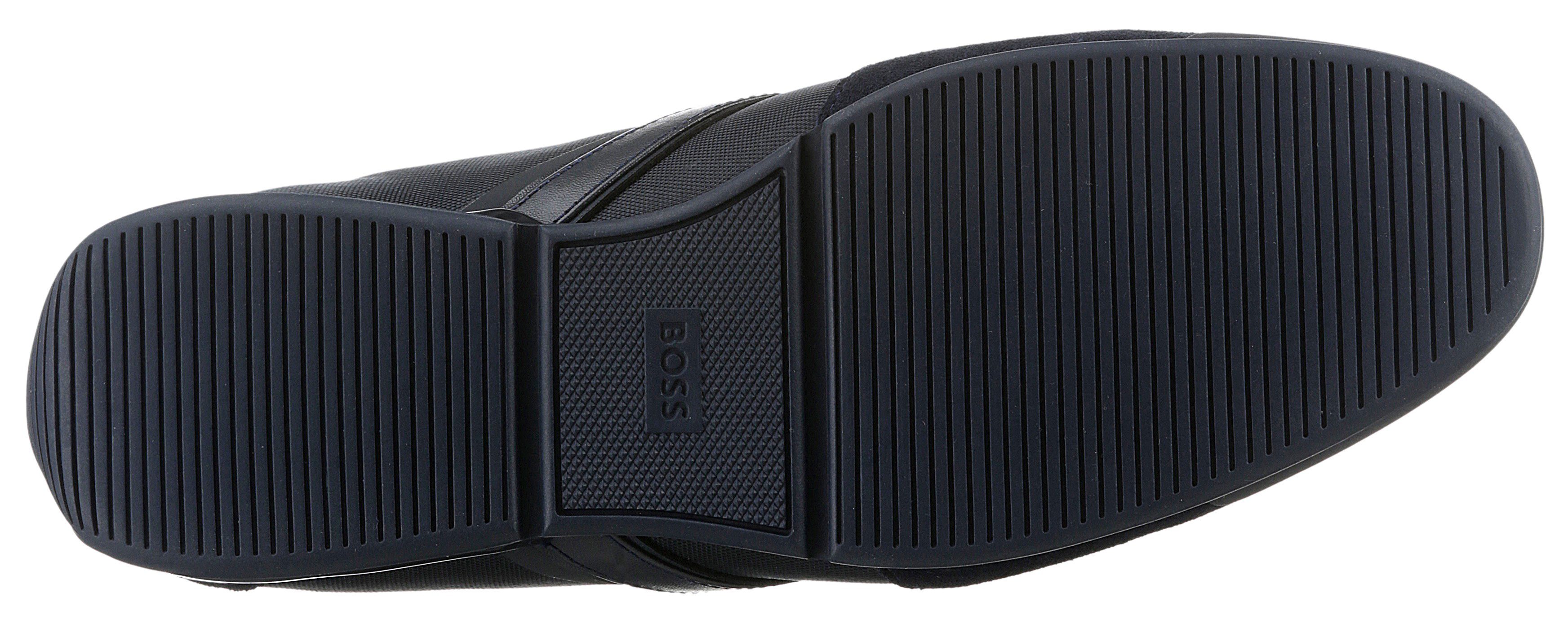 BOSS Saturn_Lowp Sneaker im Materialmix, Freizeitschuh, Halbschuh, Schnürschuh