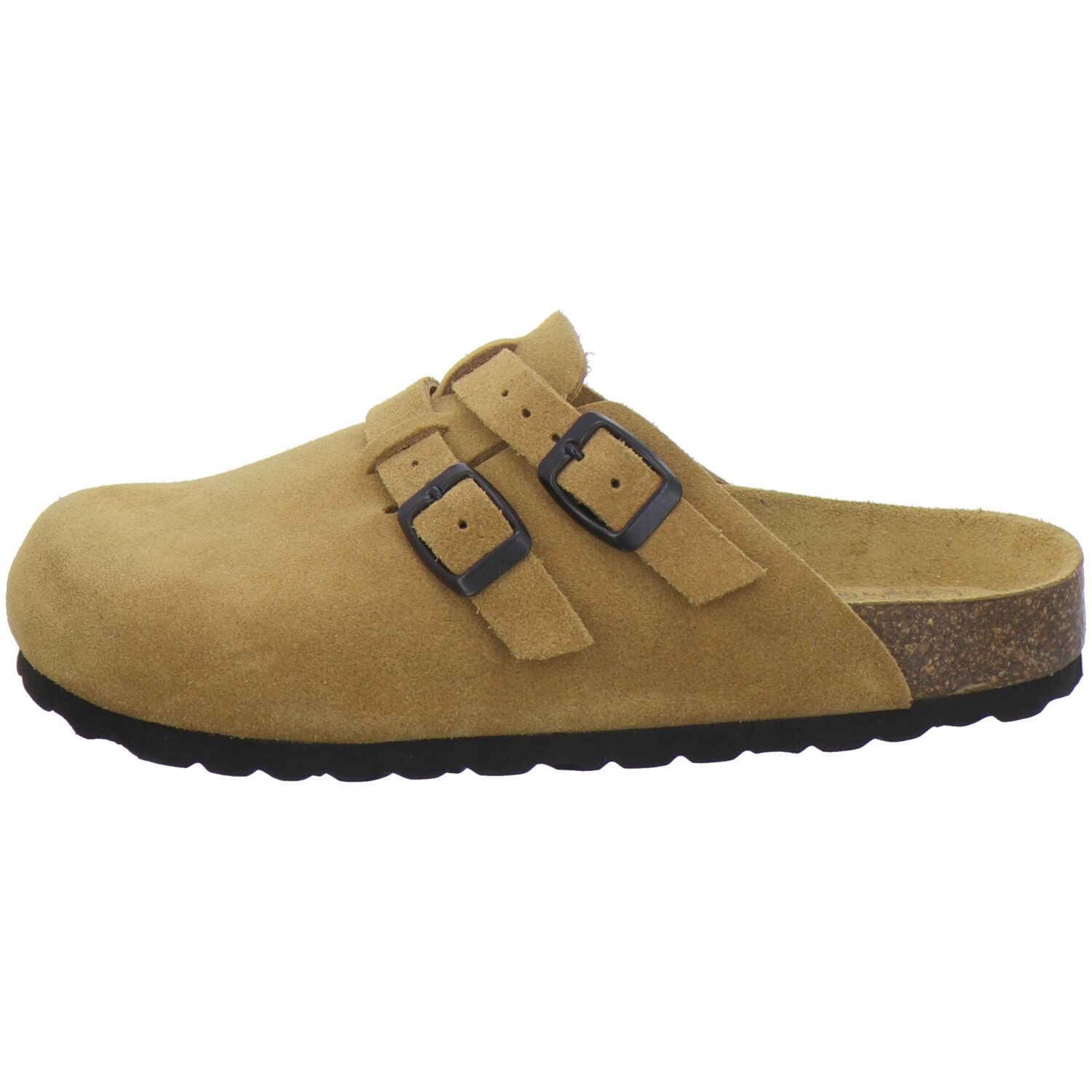 AFS-Schuhe 290284 Clogs Pantolette für Damen aus Leder mit Fußbett, Hausschuhe Made in Germany