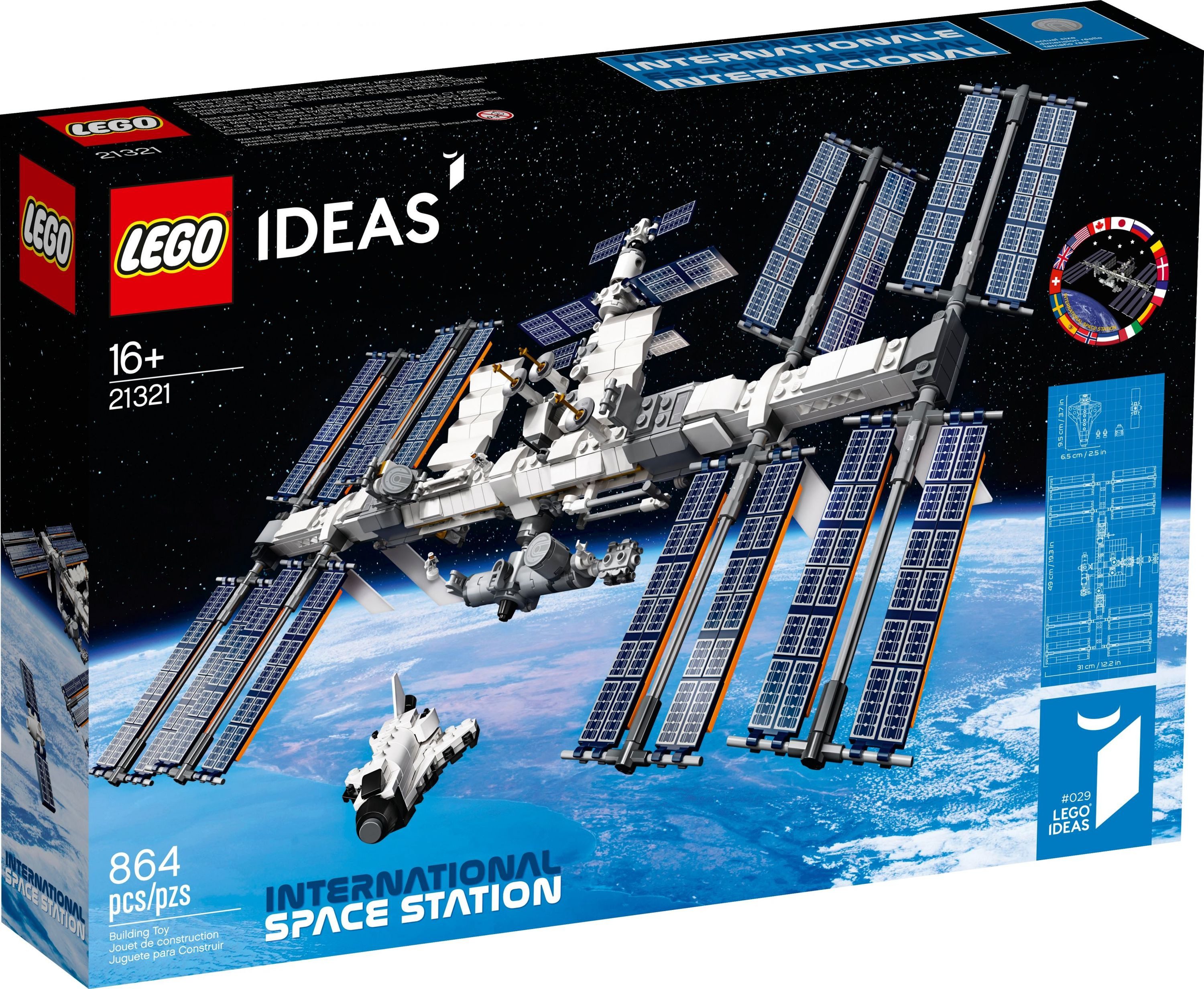 LEGO® Ideas Internationale Raumstation - 21321 NEU! Teile 864x Spielbausteine