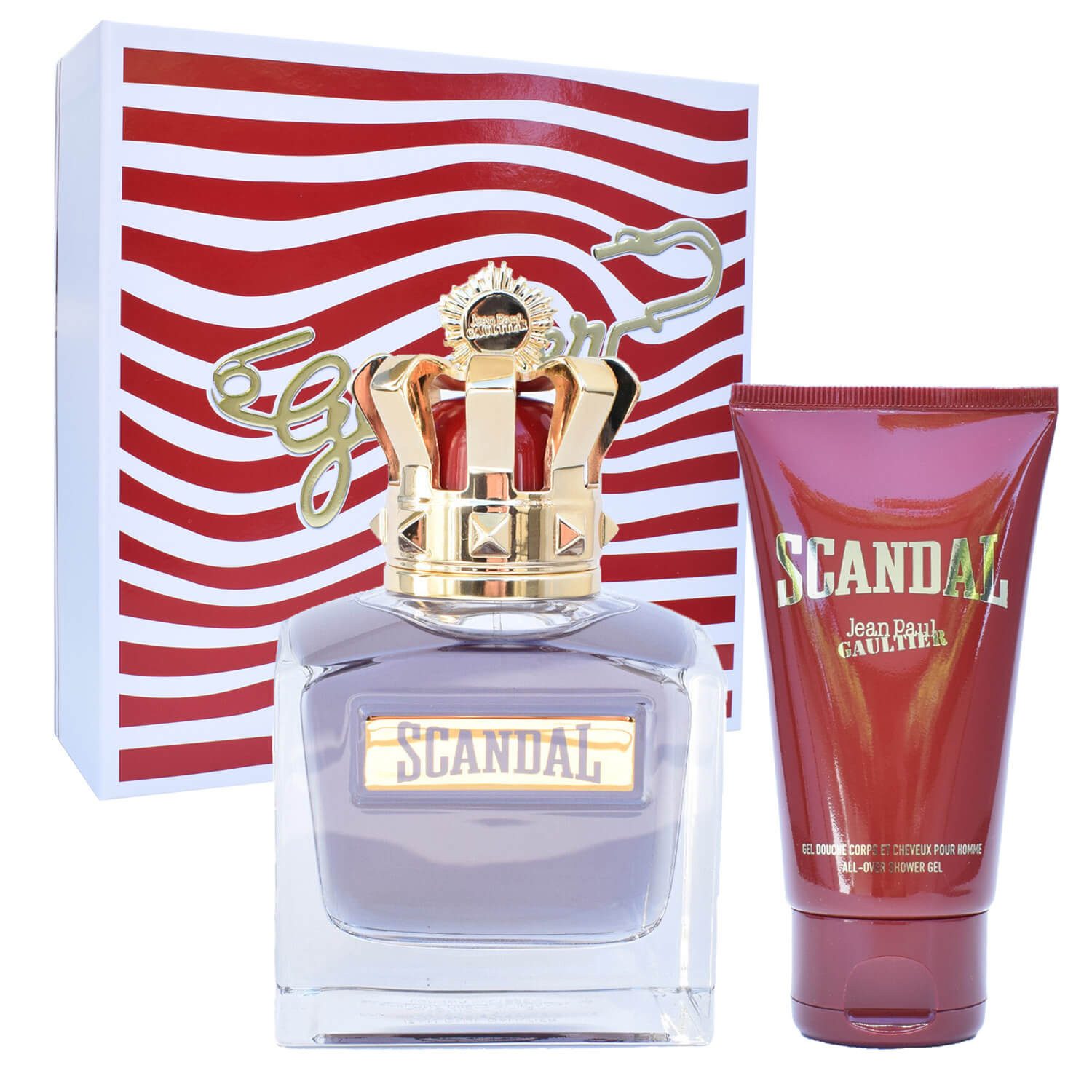 Duft-Set Scandal Homme Eau de Toilette 50 ml + Duschgel Herren Geschenkset