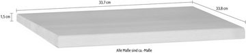 Wohn[glück]lich by Infantil Einlegeboden Würfelsystem Marco 35, B 33,7 x T 33,8 Universal Einlegeboden Massivholz