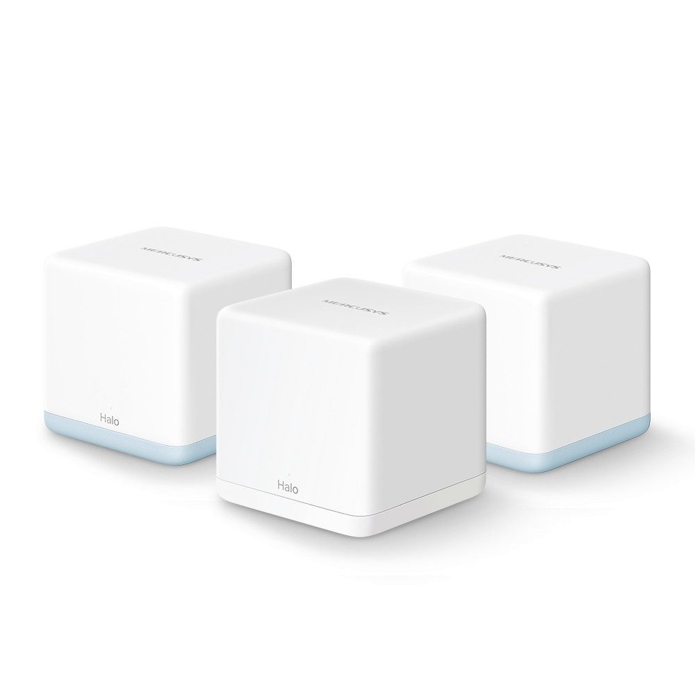 Mercusys Halo H1200G AC1200 Whole Home Mesh-System Wi-Fi 3er Pack WLAN-Router
