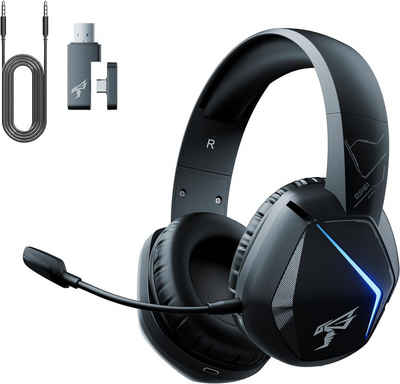 Somic GS401 PRO Gaming-Headset (Niedrige Latenz und hohe Konnektivität: Erleben Sie Gaming ohne Verzögerungen dank Bluetooth 5.2 und 2,4 GHz kabelloser Verbindung. , Vielseitiges Wireless Gaming Headset mit 7.1 Surround Sound)