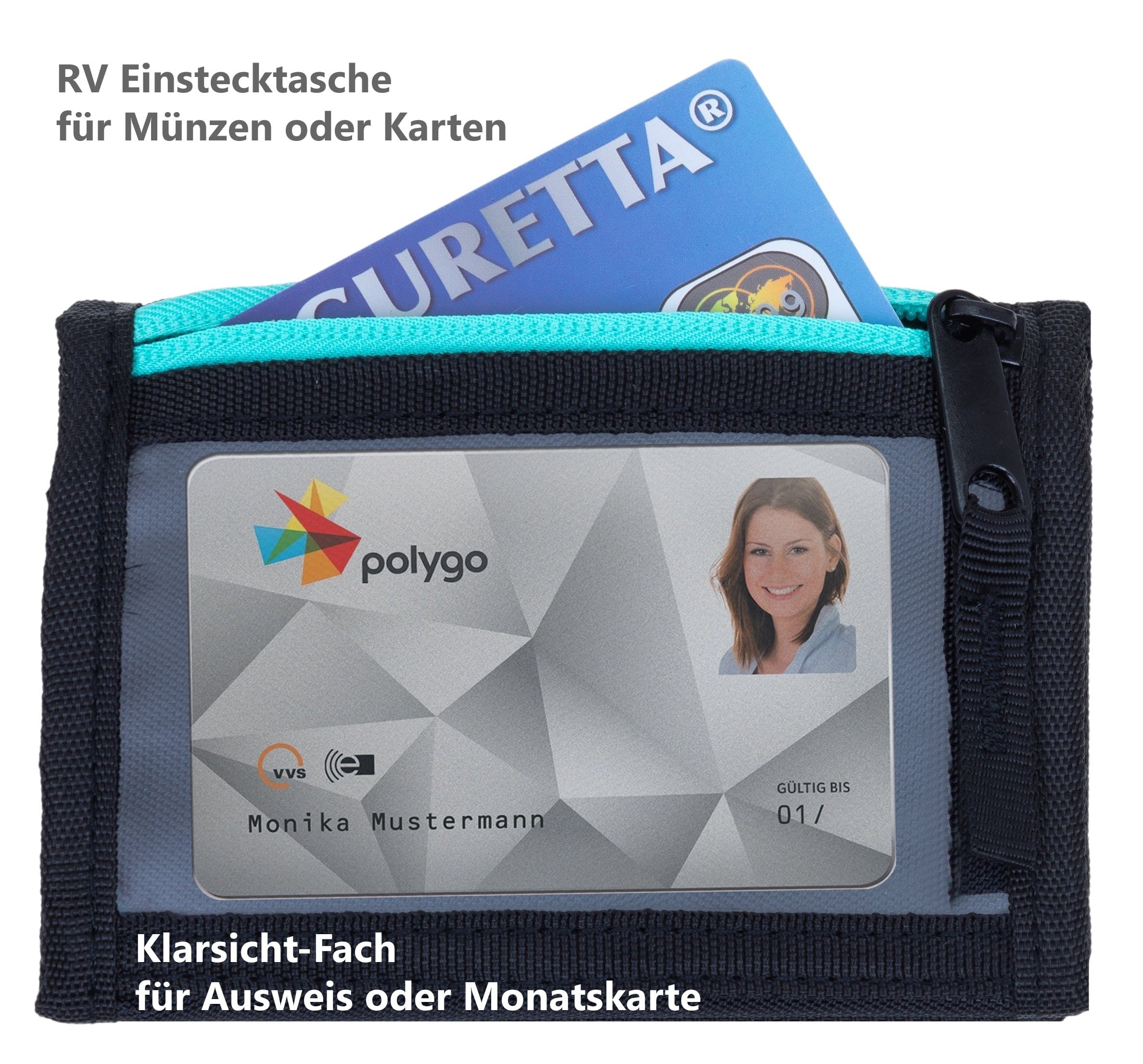 ELEPHANT Geldbörse Mädchen Jungen Hero Signature, Wallet Klettbörse Schülerbörse Schlüsselring Ausweisfach – Bild 2 von 5