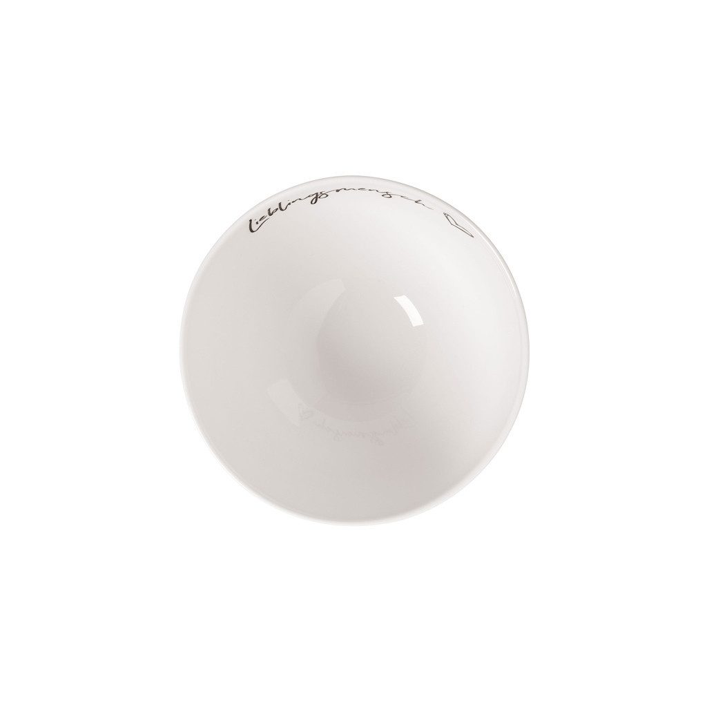 Villeroy & Boch Schale Statement Bol Lieblingsmensch ø 13,8 cm, Porzellan, (1 Schale, 1-tlg)