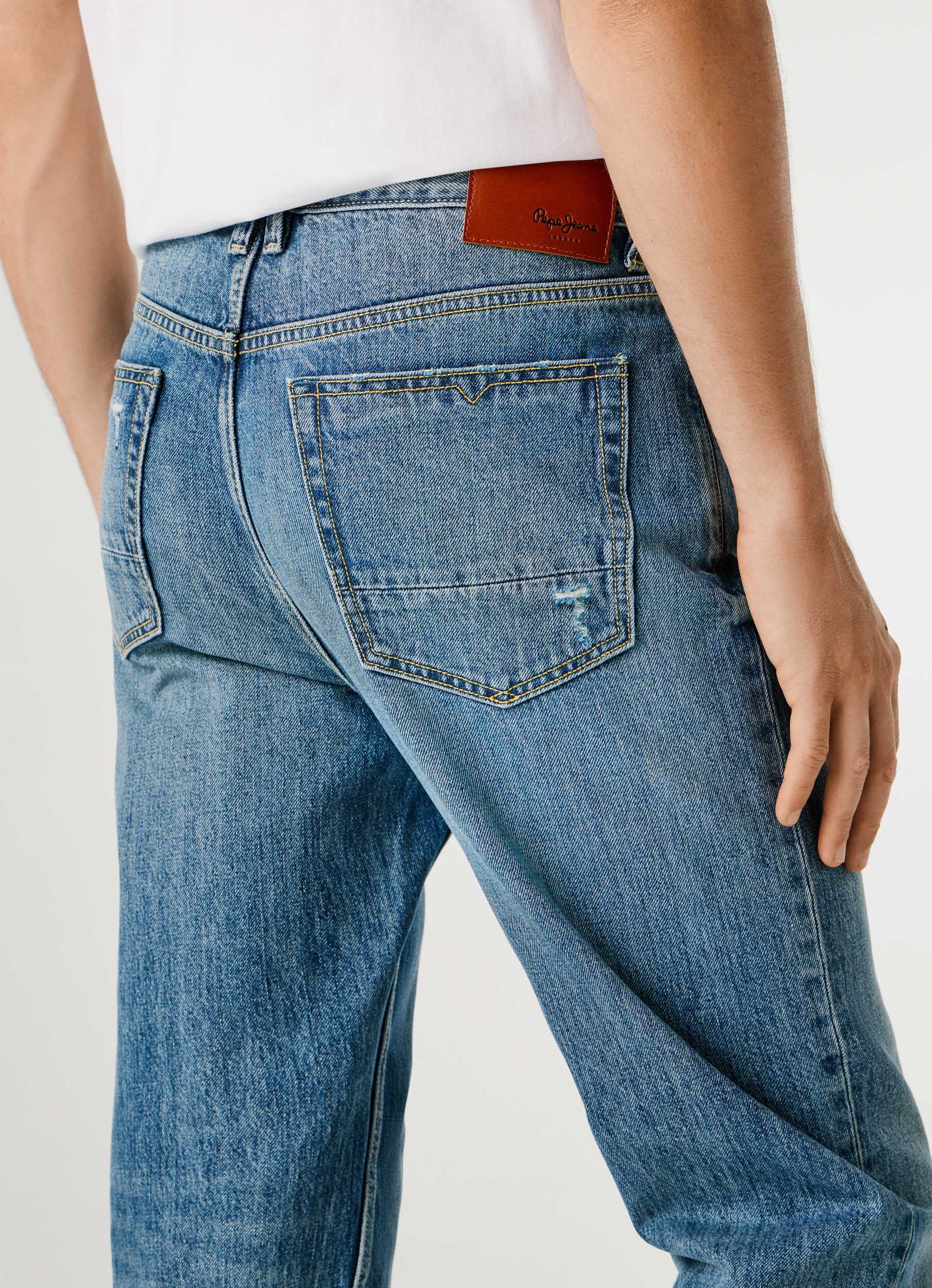 Pepe Jeans 5-Pocket-Jeans BYRON FS MIDNIGHT FADE Regular Waist
