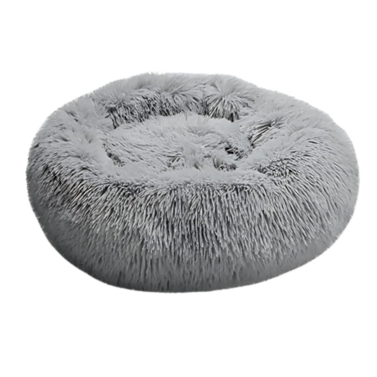 R2 Invest Tierbett Hundebett Katzenbett 60 cm Durchmesser Haustierbett in Grau