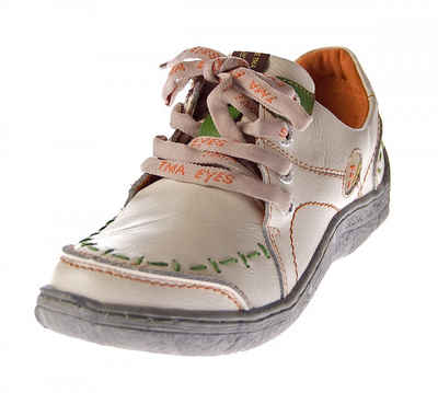 TMA Damen Leder Schuhe Sneaker Halbschuhe TMA 1646 Schnürschuh Achtung! Sohlenfarben können variieren, Used Look