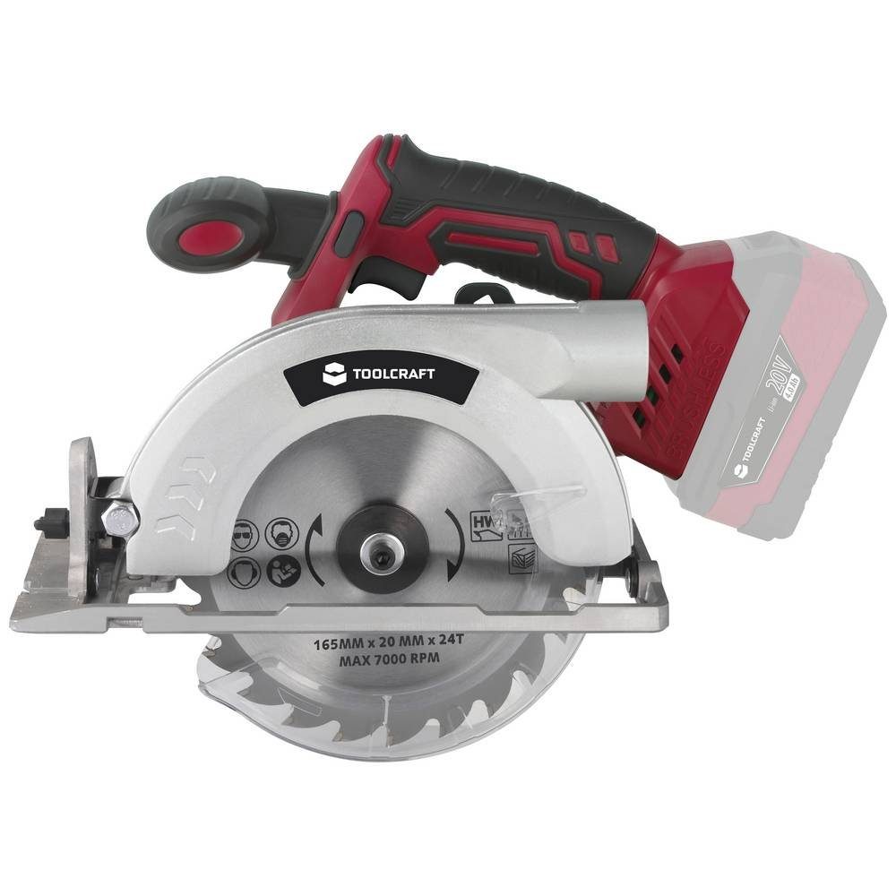 TOOLCRAFT Akku-Handkreissäge Kreissäge, bürstenlos TO-7472847, bürstenlos, günstig online kaufen