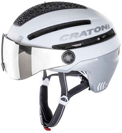 Cratoni Fahrradhelm Pedelec-Helm Commuter, eingebautes Rücklicht, Reflektoren