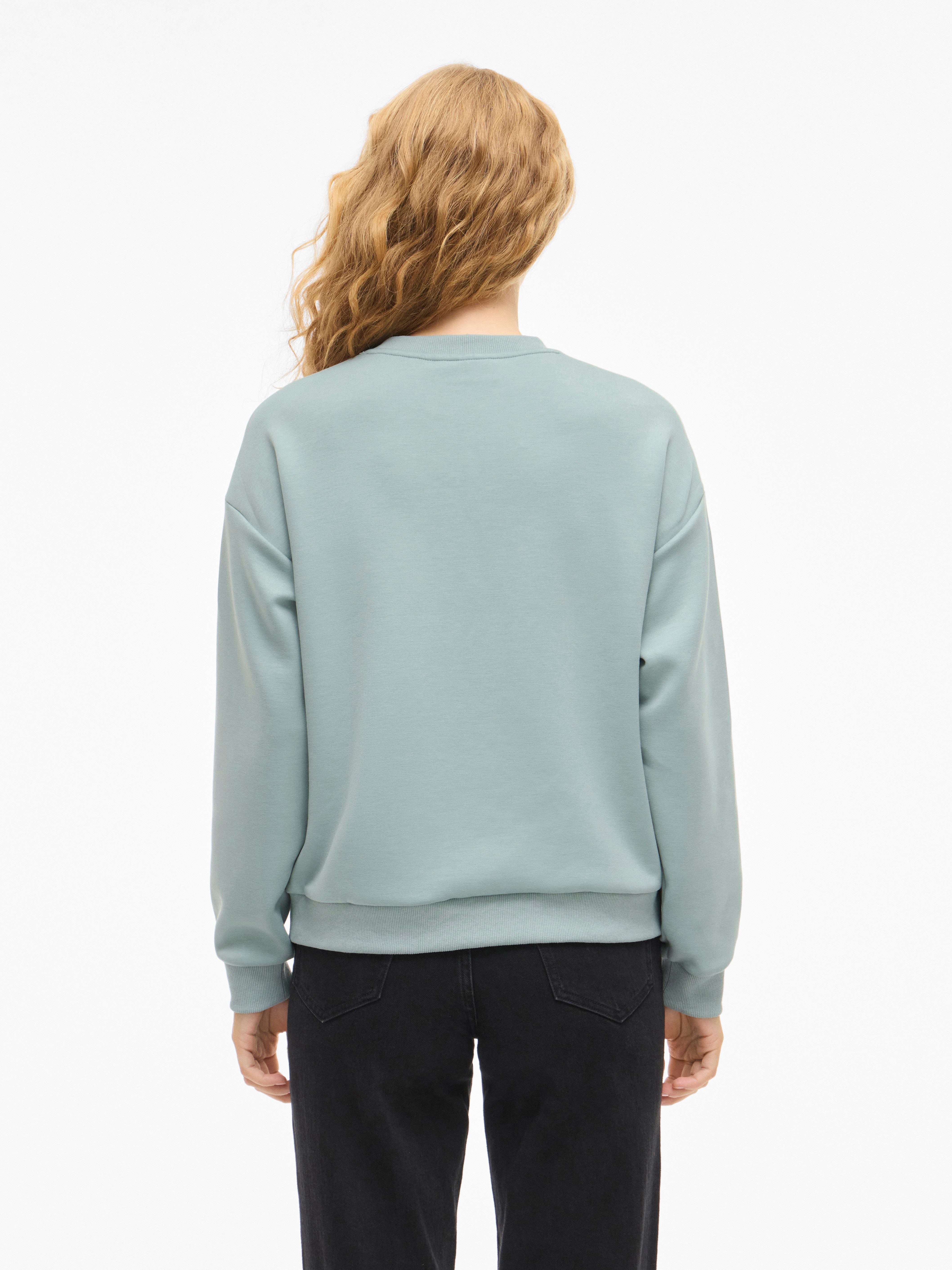 Vila Sweatshirt VISANDY L/S SWEAT TOP - NOOS Viskosemischung, regular fit