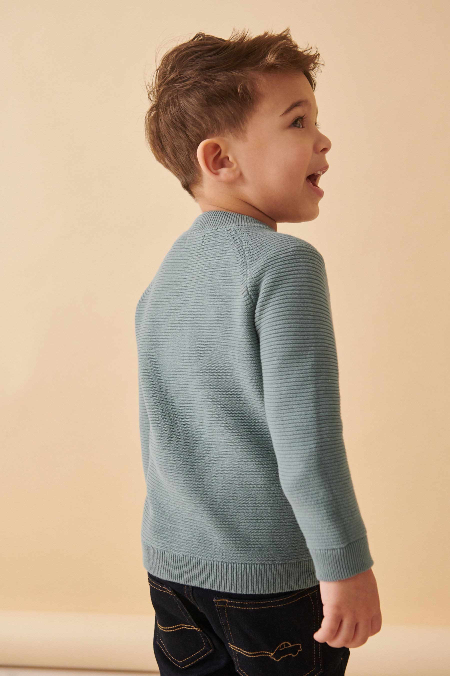 Next Strickjacke Cardigan mit durchgehendem Reißverschluss (1-tlg)
