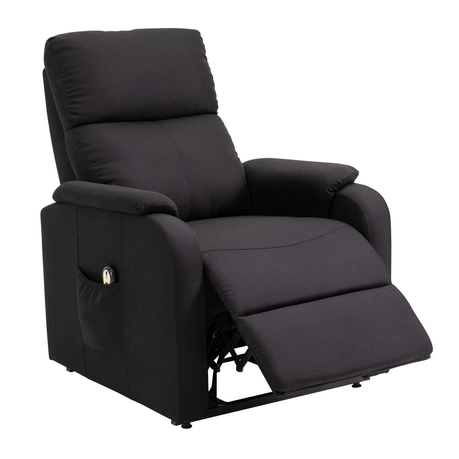 schwarz CARO-Möbel RETIRE, TV-Sessel Fernsehsessel Aufstehfunktion Ruhe TV Relaxsessel mit elektrisc Sessel